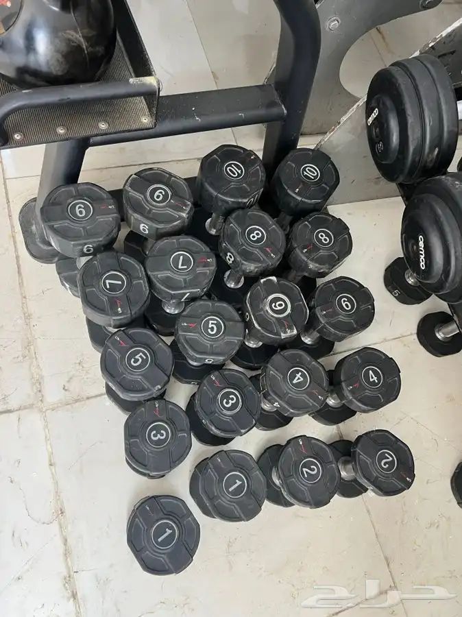 جهاز كيبل كروس سميث دفع ارجل امامي دنابل باربل طارات ري بوك 8
