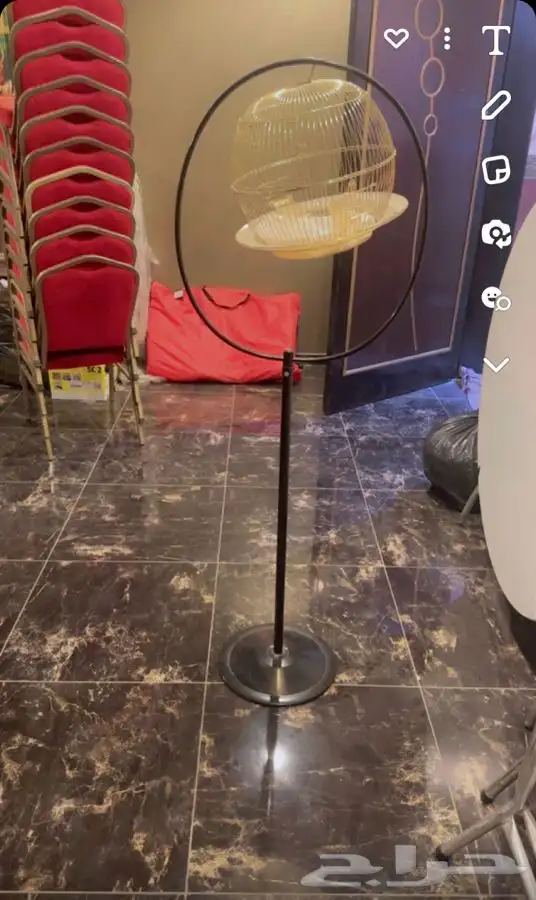 قفص عصفور مع حامل للبيع 0