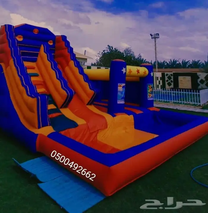 نطيطات زحاليق مائيه ملعب صابوني 2