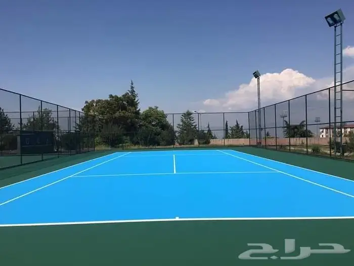 ملاعب الكريلك الرياضيه رولات بلاط مطاطي 2
