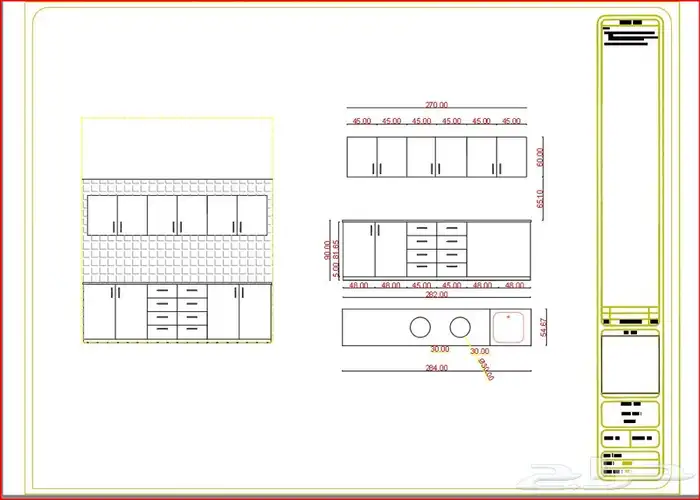 رسم اوتوكاد AutoCAD 9