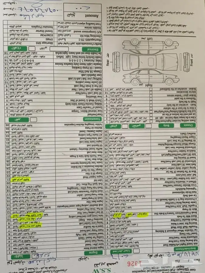 فحص سيارات بيع وشراء بالشرقية كذلك يوجد تامين ونقل ملكية 9