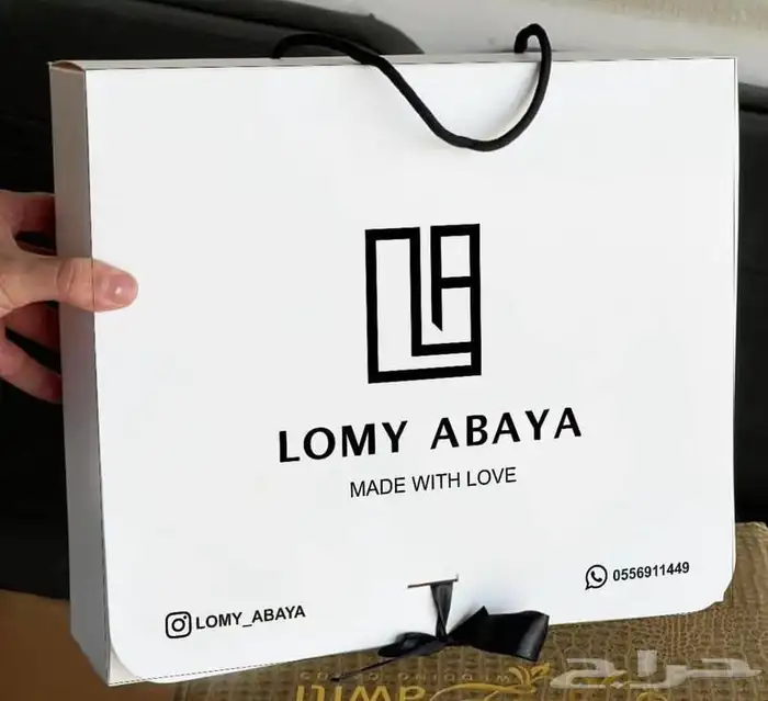 أكياس عبايات بوكسات عبايات لوقو عبايات ليبل قماش لوقو جلد 85