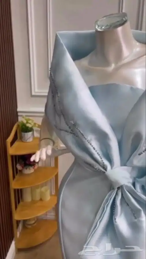 فستان سهرة انيقة فساتين زواج فخمة ساتان ملكي ملابس نسائية 2