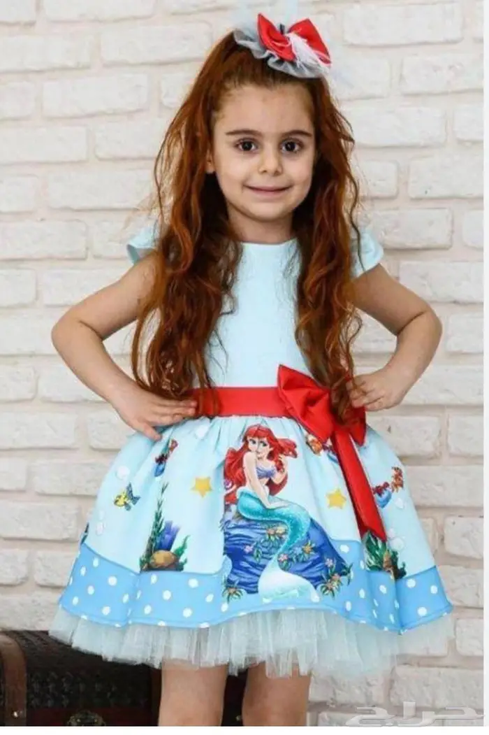 فستان فخم للبنات مع( هديه) 2