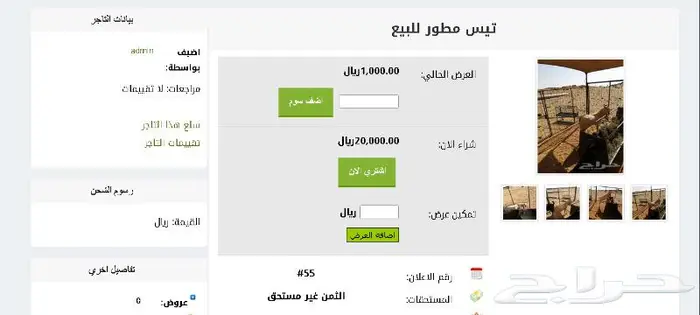 تصميم مزاد الكتروني متقدم 3