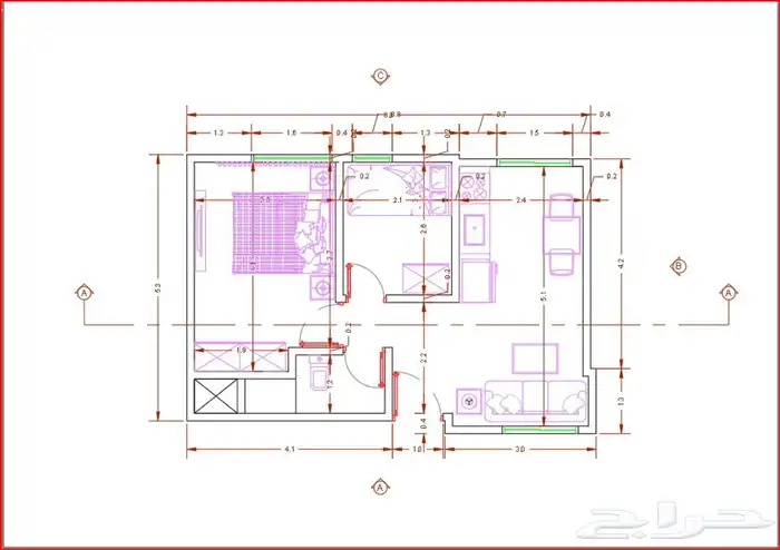 رسم اوتوكاد AutoCAD 6