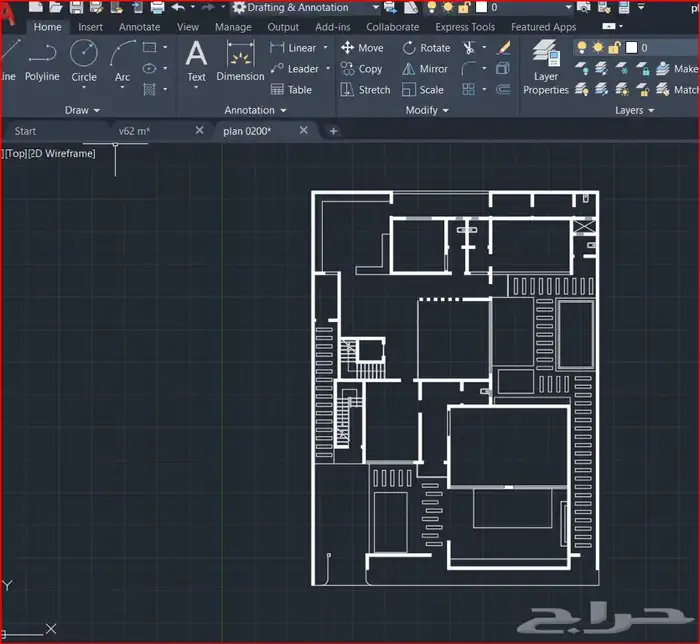 رسم اوتوكاد AutoCAD 9