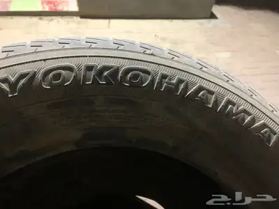 للبيع طقم كفرات 18 Yokohama يابانية 100 ريال 0