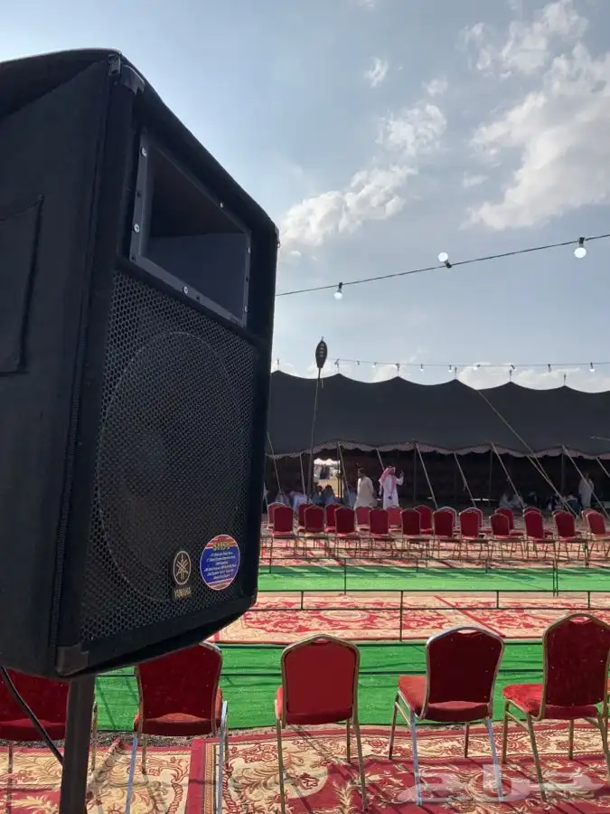 للايجار سمعات ياماها ومايكات ومنبر زجاجي ويوجد تصوير ومنتاج 0
