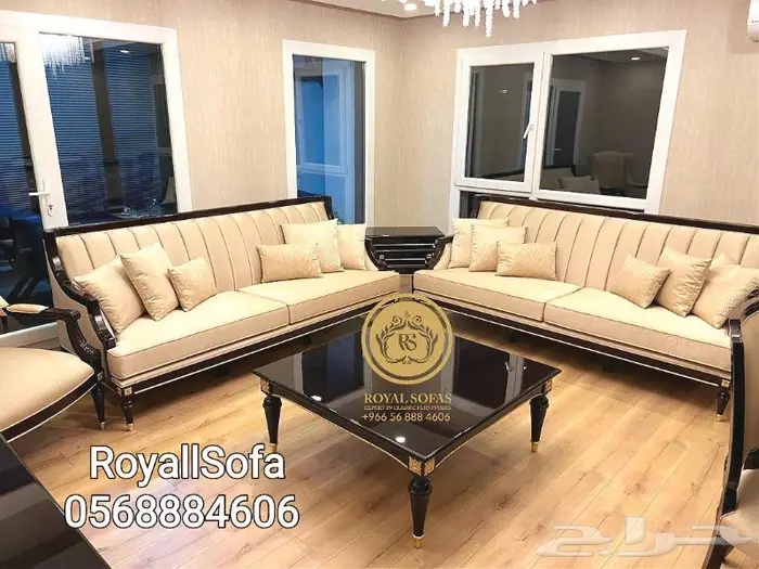 كنب ومجالس اطقم كلاسيكية ملكية VIP 7