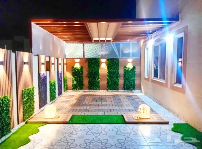 ماسة العشب لتنسيق الحدائق العشب الصناعي وبديل الرخام 5