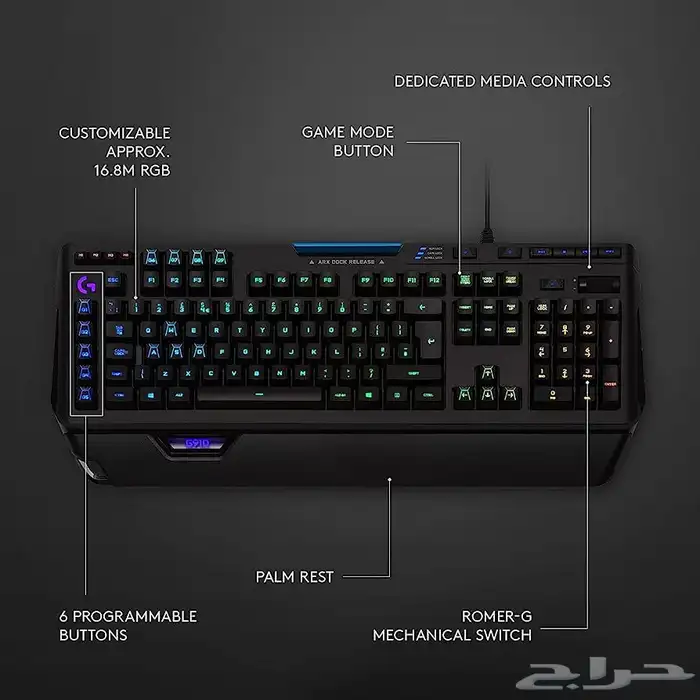 كيبورد Logitic G910 14