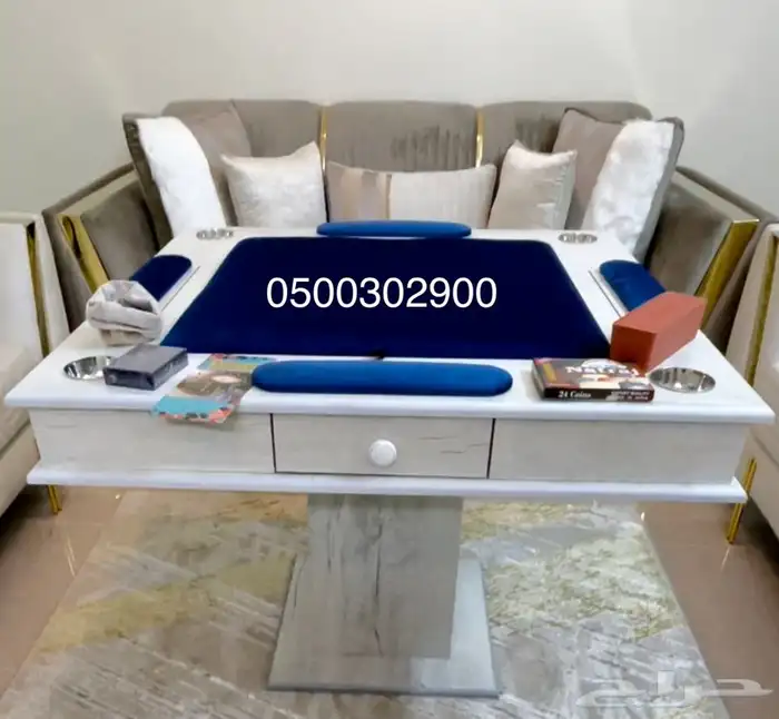 طاوله 4 في 1 ( بلوت . جاكارو . كيرم . ضومنه ) 7