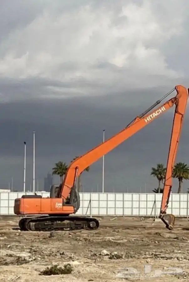 حفارات ( بوكلين )بوم طويل بكت ودقاق ( Long Boom Excavators ) 2