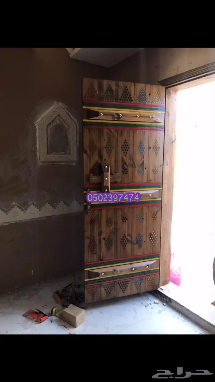 ابواب خشب تراثية 6