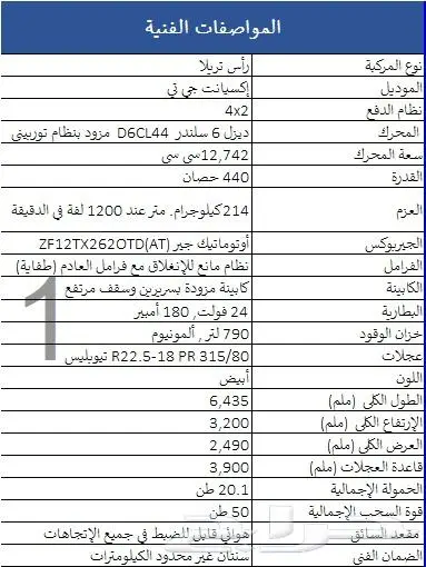 شاحنات روس تريلا 4x2 جديد HYUNDAI 5