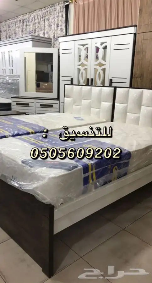 تفصيل غرف نوم تأثيث شقق تفصيل دواليب كنبات ستائر 16