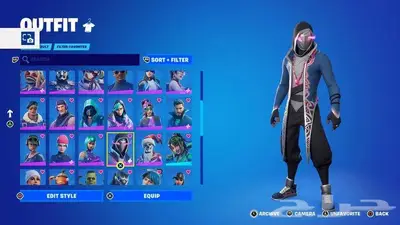 ايجار حساب فورتنايت 2