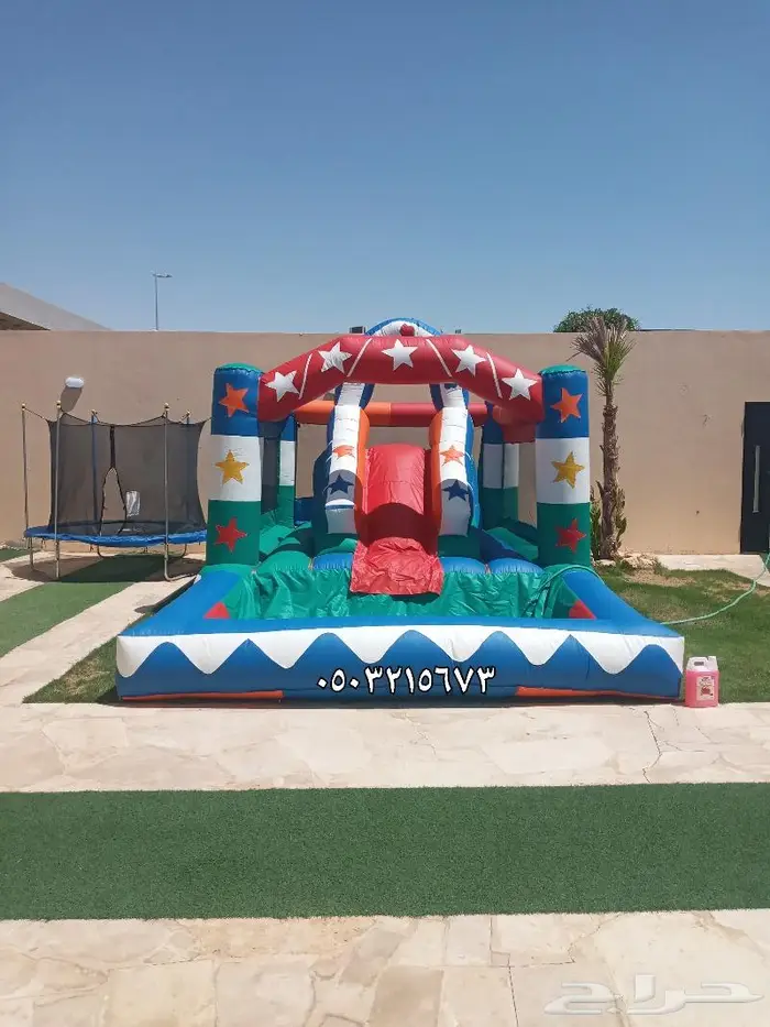 ايجار نطيطه زحليقه ملعب صابوني في الرمال 2