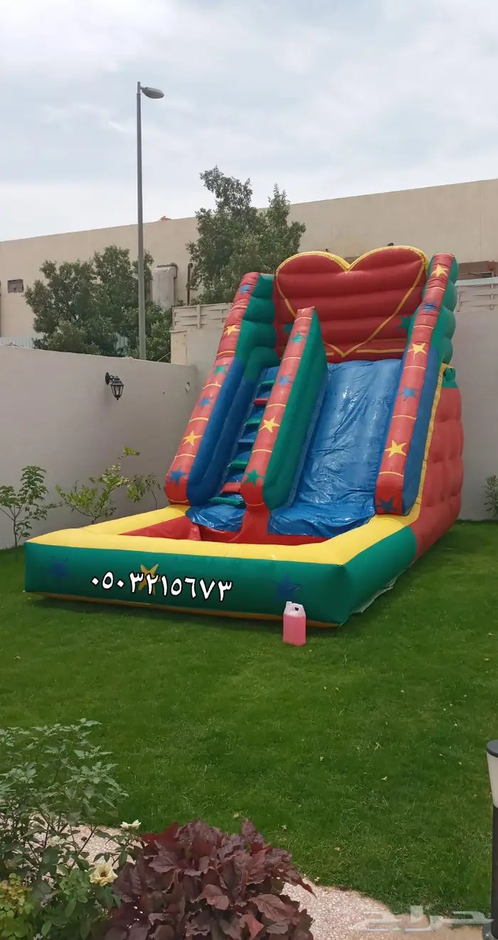 ايجار نطيطه زحليقه ملعب صابوني في الرمال 0