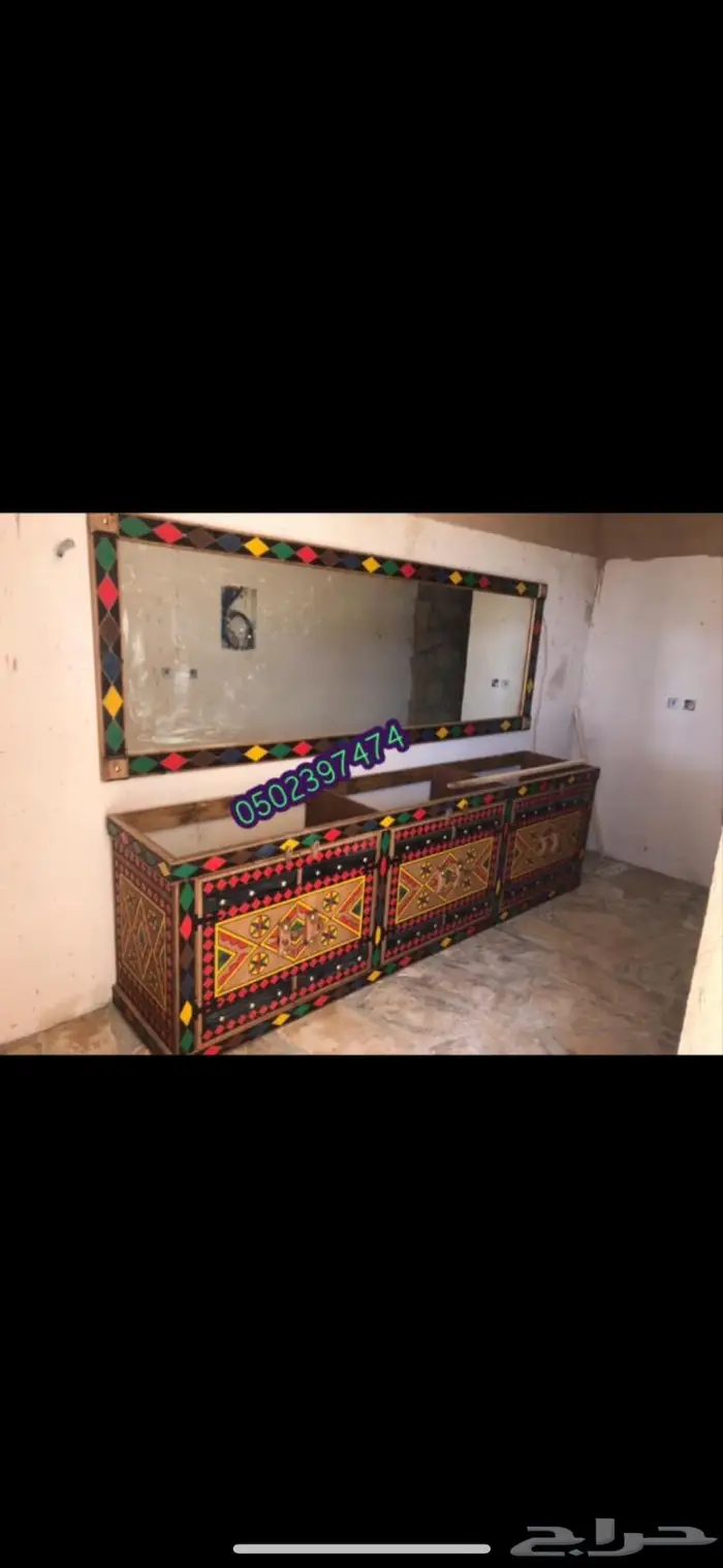 مغاسل خشب تراثية 1