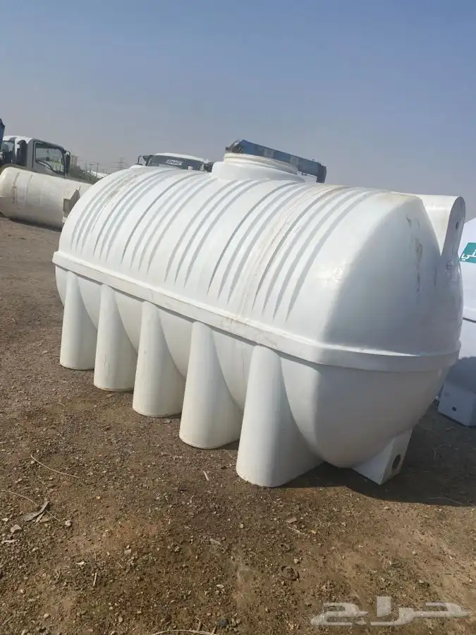 خزان ماء للبيع بلاستيك افقي 5000الف لتر الزامل 1