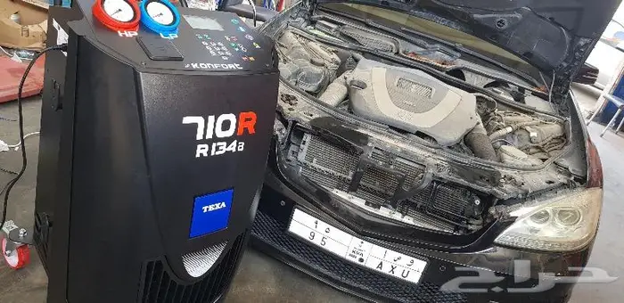 فحص تهريب الفريون وتعبية على الجهاز وتغيير الثلاجة 1
