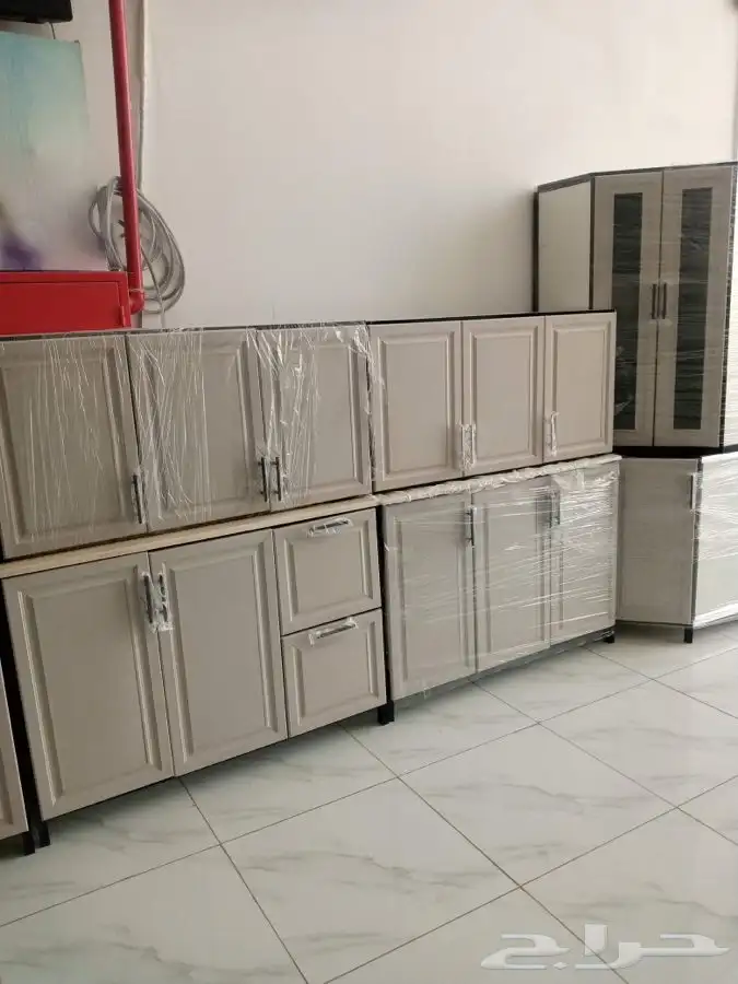 اثاث دواليب مطابخ صاج المنيوم جاهزه جديده بسعر المصنع 2