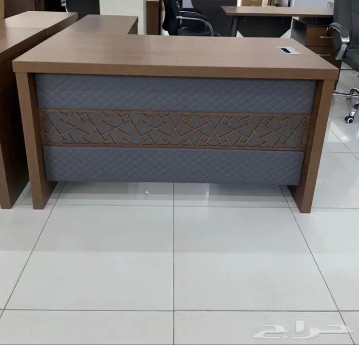 مكاتب مودرن اشكال جديدة كنب مكتبي جلد 8