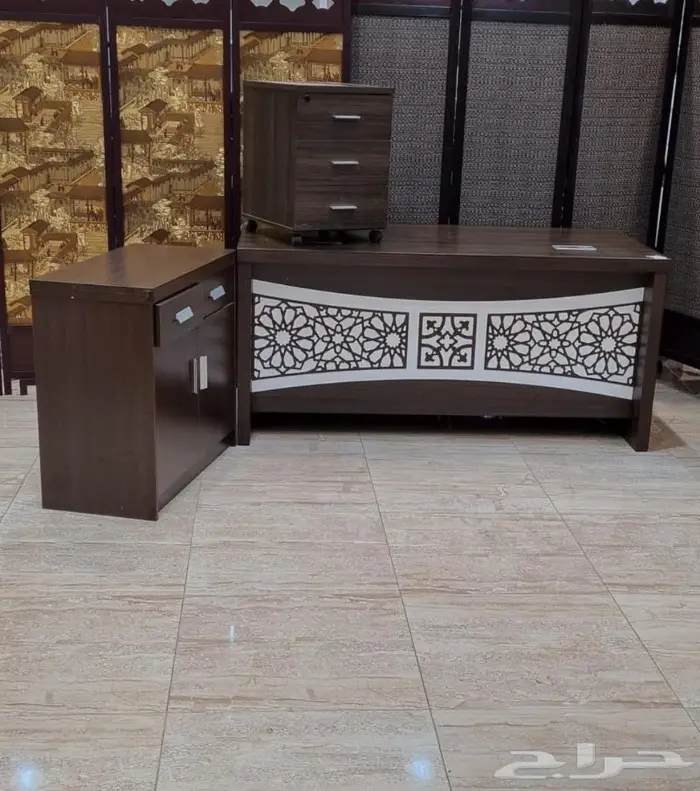 مكاتب مودرن اشكال جديدة كنب مكتبي جلد 22