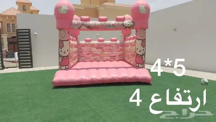 اجار نطيطات ملاعب صابونيه زحاليق مائيه الات تسالي 4
