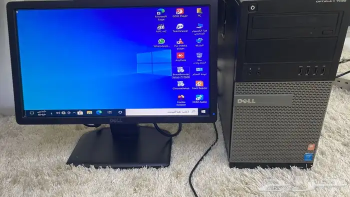 كمبيوتر ديل i5 مع 256SSDالسريع جدا مع 16رام كامل الاغراض 5