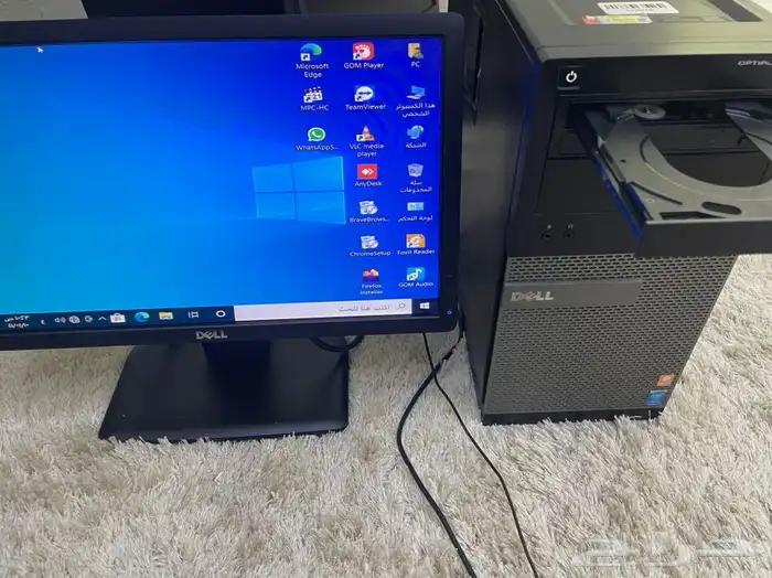 كمبيوتر ديل i5 مع 256SSDالسريع جدا مع 16رام كامل الاغراض 0