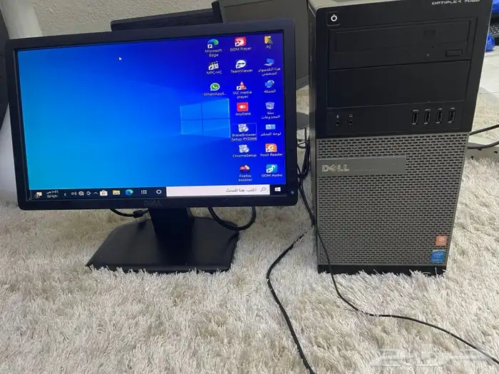 كمبيوتر ديل i5 مع 256SSDالسريع جدا مع 16رام كامل الاغراض 6