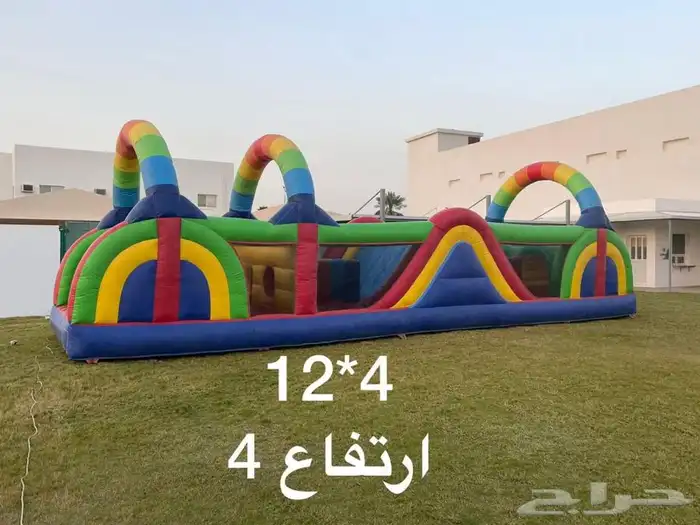 اجار نطيطات ملاعب صابونيه زحاليق مائيه الات تسالي 1
