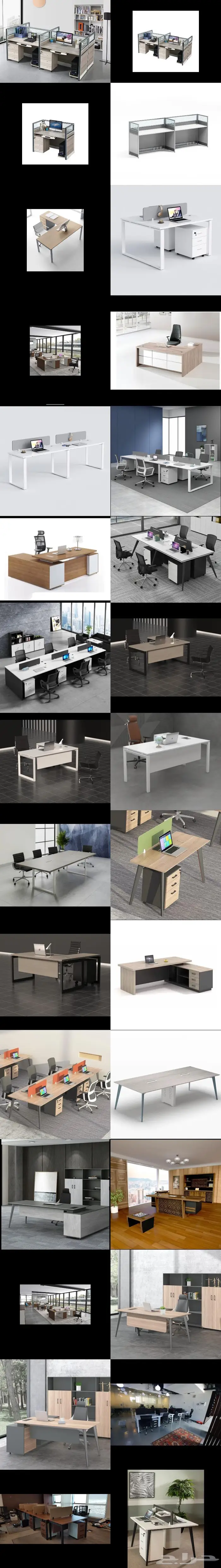 اخشاب تفصيل المكاتب والمكاتب المشتركة 1