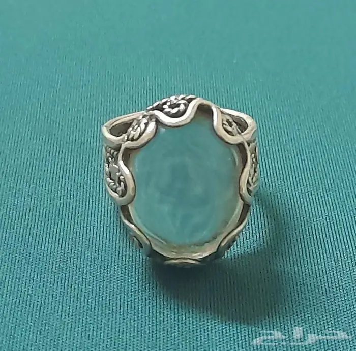 خاتم در نجفي صافي طبيعي قديم 0