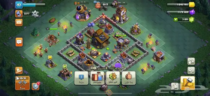 حساب clash of clans تاون 15 6 عمال. 2