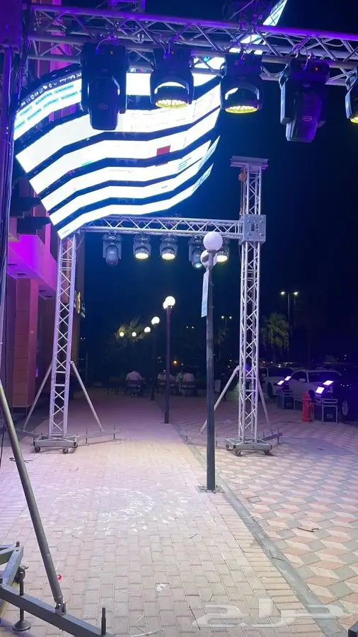 فعاليات ومؤتمرات شاشات عرض صوتيات. تصوير اضائات 11