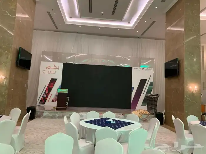 فعاليات ومؤتمرات شاشات عرض صوتيات. تصوير اضائات 13