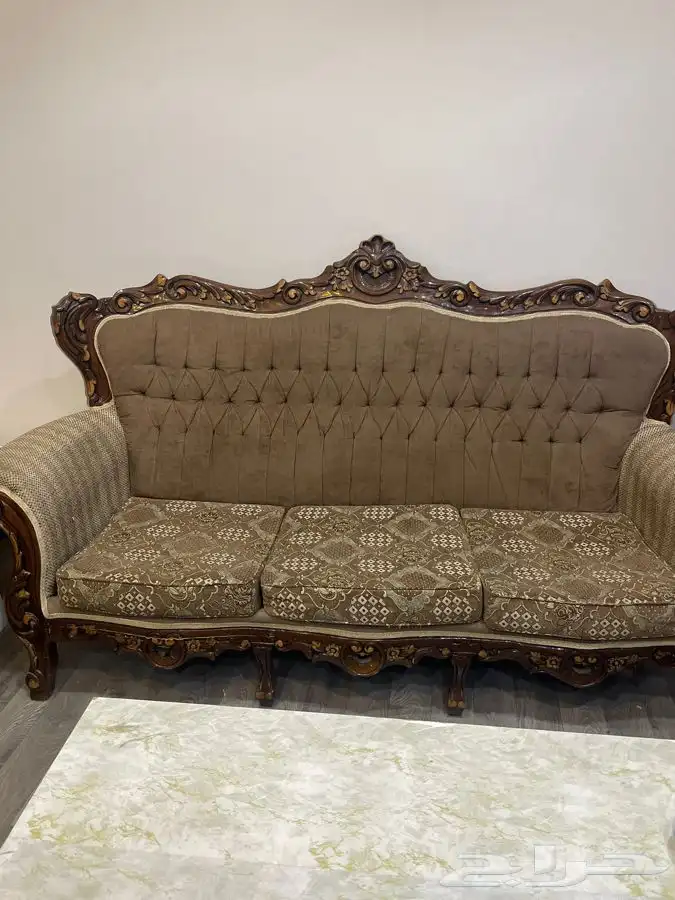 كنب تركي خشب زان 2