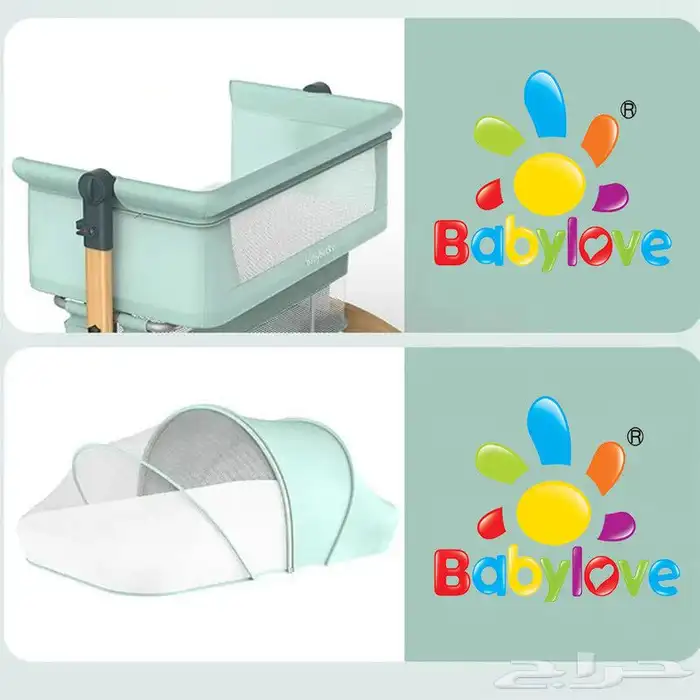 سرير أطفال محمول قابل للنقل   قابل للطي 4