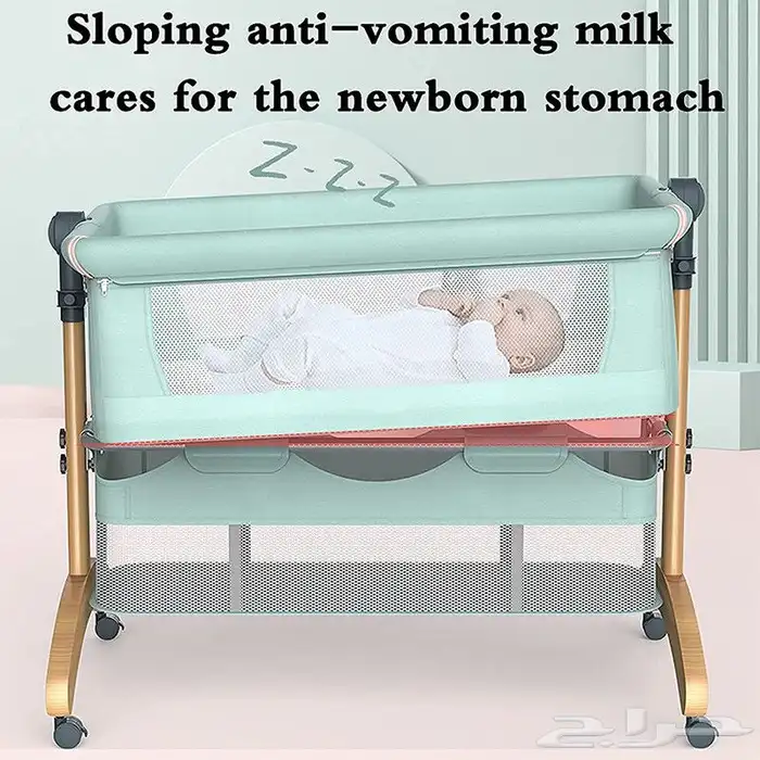 سرير أطفال محمول قابل للنقل   قابل للطي 2