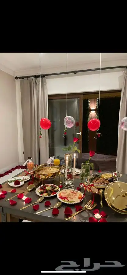 عشاء رومانسي شخصين سخانات ميني بوفيه مفتوح 7