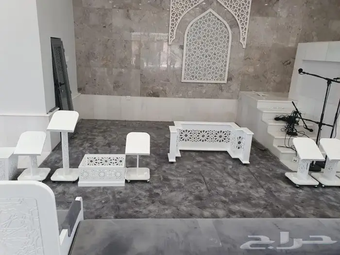 تكاية مساندظهر مساجد دواليب وحوامل مصاحف ديكورات مساجد 71