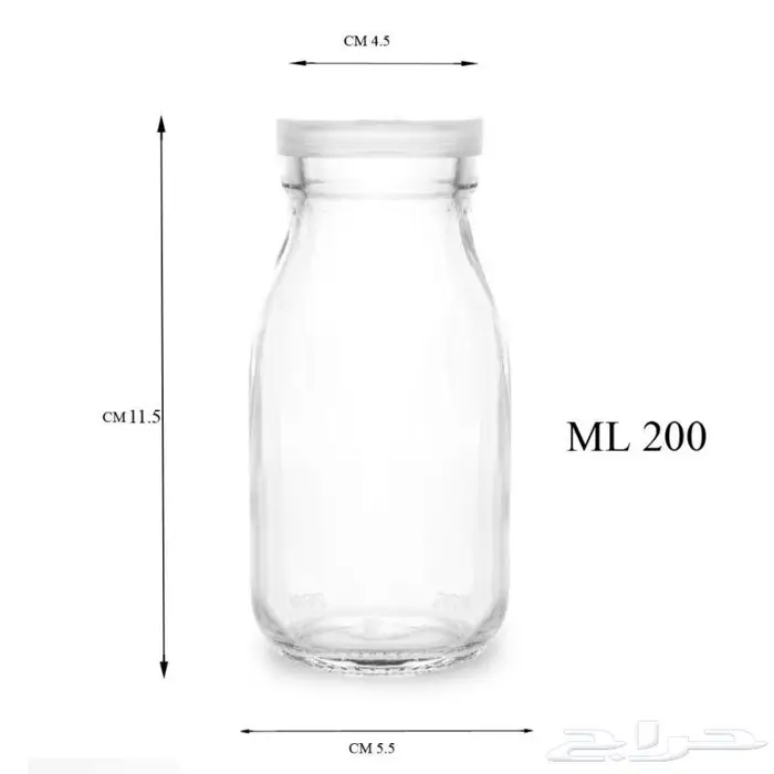 عاب زجاج -علب قزاز-زجاج-علب حليب-علب عصير 0