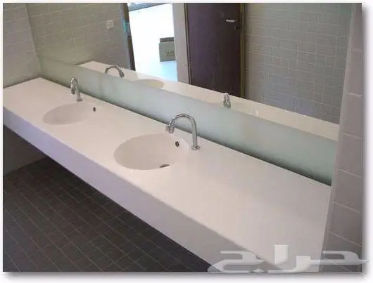 مغاسل كاونترات اسطح مطابخ رخام صناعي ضمان 10 سنوات 16