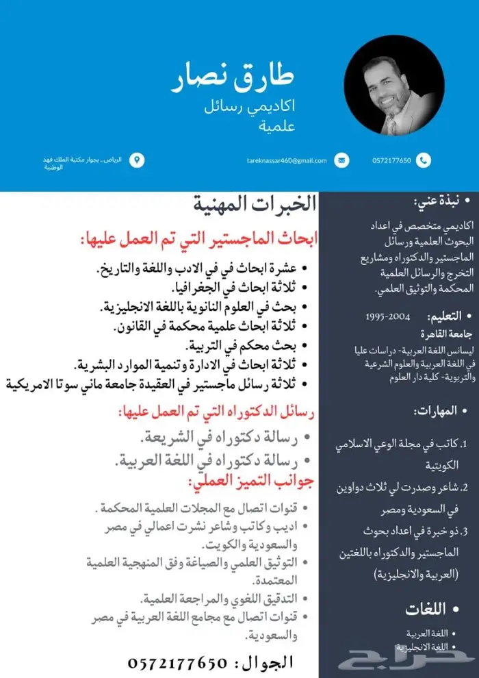 ابحاث جامعية وماجسير ودكتوراة 1