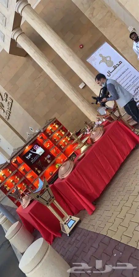 عربة ضيافة مدهال للافراح والمناسبات لتقديم القهوة السعودية 7